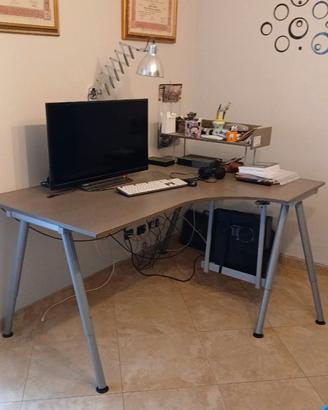Scrivania Ikea Galant Grigia