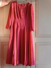 abito sartoriale lungo donna