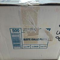 500 Buste Giallo Posta 23x32 –  – Scatola Intera