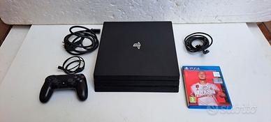 Play Station 4 Pro Sony Console Perfetta 1t con Ac