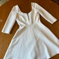 Vestito corto bianco Zara