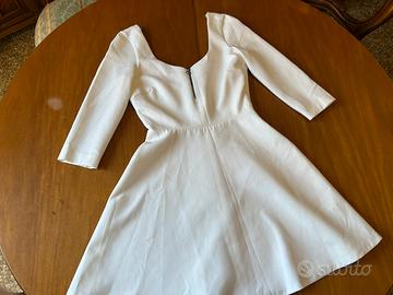 Vestito corto bianco Zara