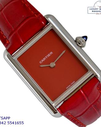 CARTIER Tank WSTA0054 Must de Cartier red Full Set