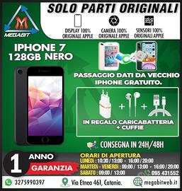 Iphone 7 128gb nero - totalmente originale