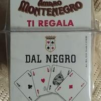 DUE MAZZI CARTE DA GIOCO SIGILLATEAMARO MONTENEGRO