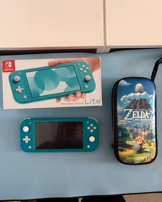 Nintendo Switch Lite Corallo + Scatola + Custodia