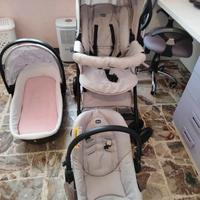 Trio chicco passeggino, ovetto navicella