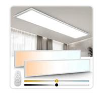2 plafoniere 120x30 cm, lampada da soffitto