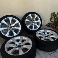 set 4 cerchi bmw + gomme pirelli