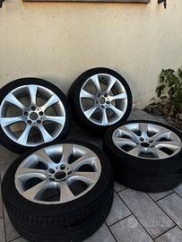 set 4 cerchi bmw + gomme pirelli