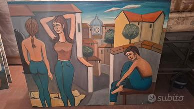 Quadro olio su tela 