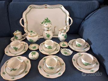 Herend - Set da caffè Apponyi green.