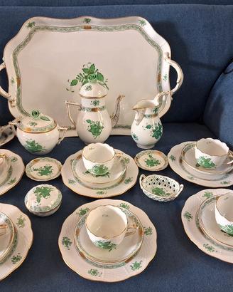 Herend - Set da caffè Apponyi green.