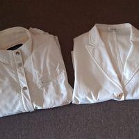 Set 2 giacche autunnali color panna maniche lunghe
