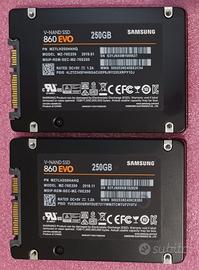 2 SSD Samsung 860 evo 2.5 sata 250gb 6Gb/s OK