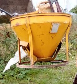 Benna conica calcestruzzo secchione da gru edile