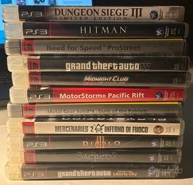 Lotto 11 Giochi ps3 Originali gta mgs4 midnight cl
