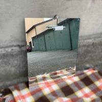 Specchiera Bagno con Mensola in Vetro e Luce