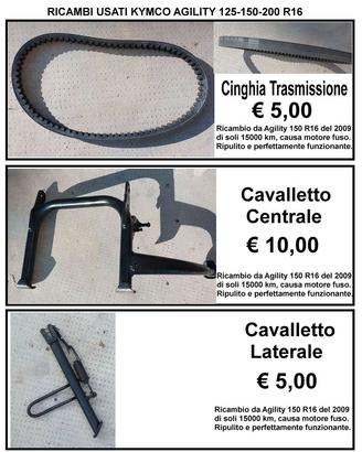Kymco Agility 125-150-200 R16 ricambi usati