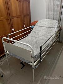 letto degenza domiciliare + materasso antidecubito