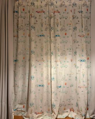 Tende lino Zara Home Kids macchinine