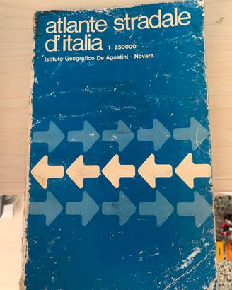 Atlante della strada italia vintage