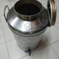 bidone olio 50L con rubinetto