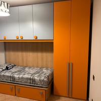Cameretta ponte con letto singolo