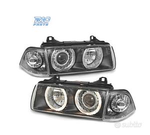 FARI BMW E36 COUPE CABRIO ANGEL EYES FONDO NERO