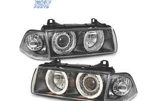 FARI BMW E36 COUPE CABRIO ANGEL EYES FONDO NERO