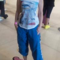 pantaloni fitness azzurri  Thiam Xs