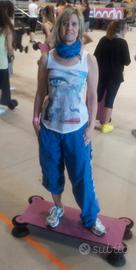 pantaloni fitness azzurri  Thiam Xs