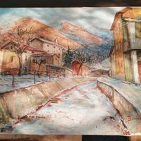 Quadro Bonini nevicata