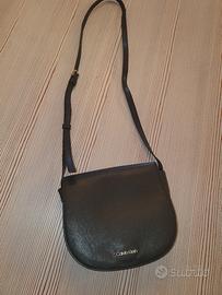 Borsa a tracolla nera Calvin Klein