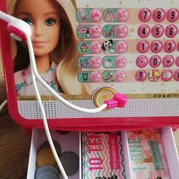 Registratore di cassa Barbie, completo di accessor