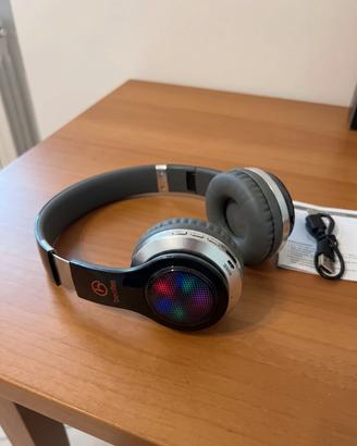 Cuffie Wireless Bluetooth con Radio FM e MicroSD
