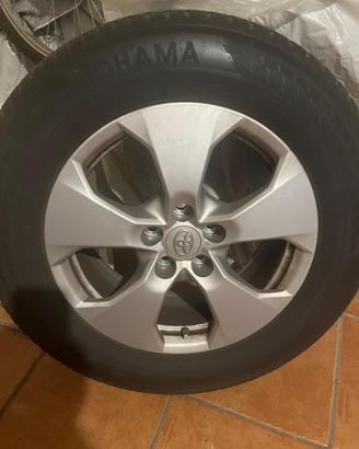 4 cerchi rav4 con gomme usate