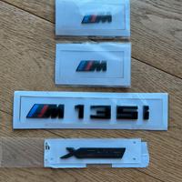 Scritte adesive bmw 135i nere