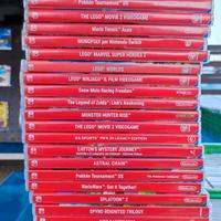 Assortimento di giochi usati per switch a partire