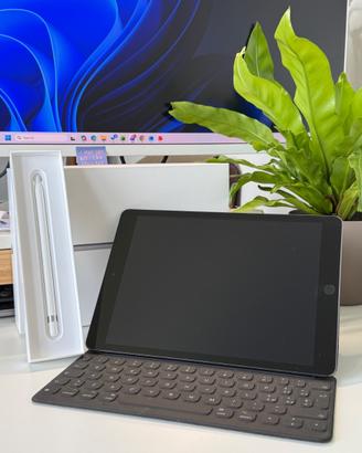 iPad 9 ª Gen 64GB + Apple Pencil + Smart Keyboard