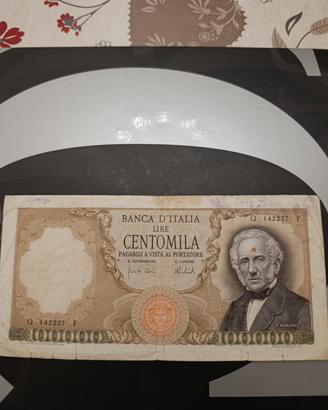100000 lire manzoni banconota 