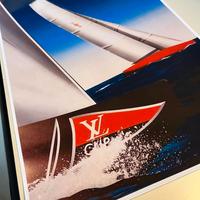 Stampa Poster Manifesti Vintage Louise Vuitton Cup