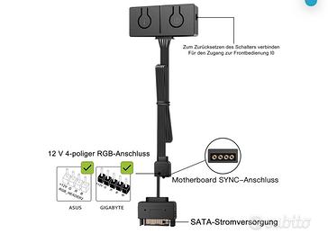 EZDIY-FAB 12V RGB TO 5V controller converter