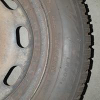 gomme neve 195/65 r15 con cerchi ferro golf 4