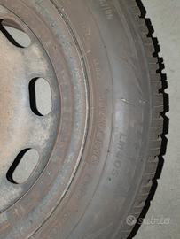 gomme neve 195/65 r15 con cerchi ferro golf 4