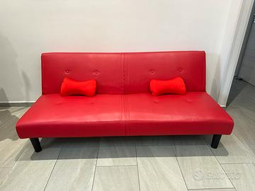 Divano Letto click-clack rosso