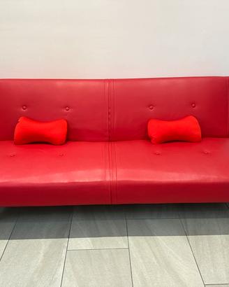 Divano Letto click-clack rosso