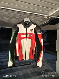 giacca pelle moto Dainese Ducati tg 52
