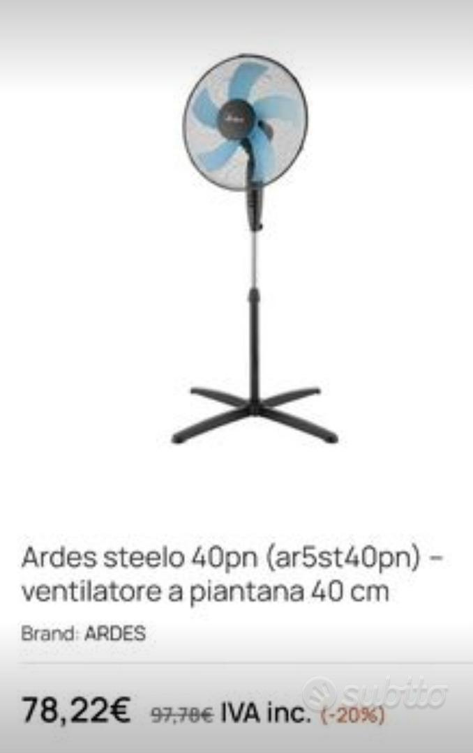 AR5ST40PN - STEELO 40PN - VENTILATORE A PIANTANA 40 CM - Ardes