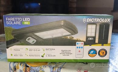 Faro solare 120 Led Dictrolux